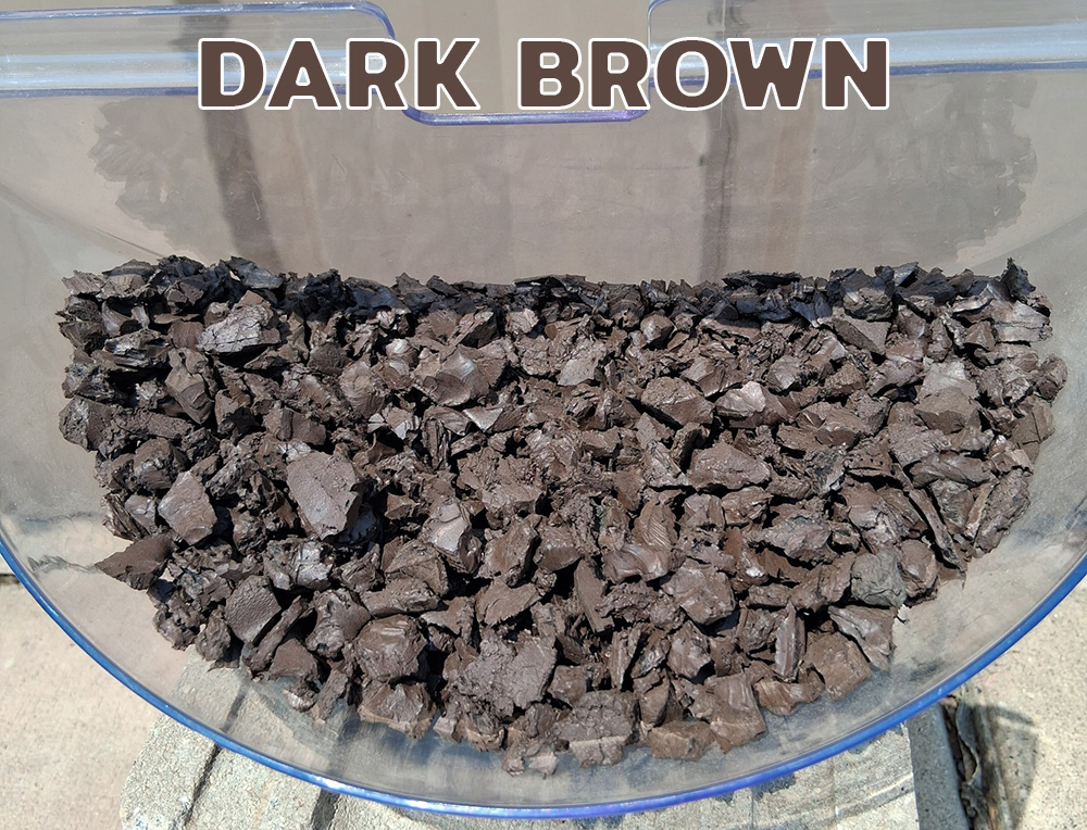 Dark Brown Rubber Mulch